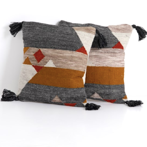 Blue and Gold Pillows